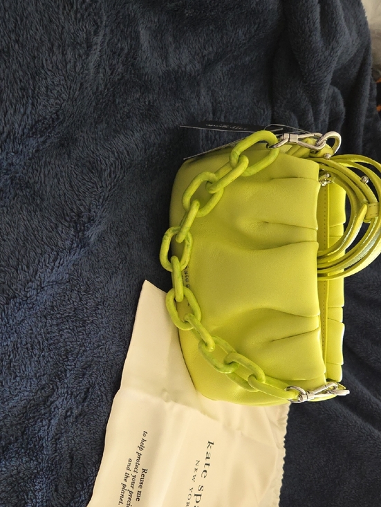 kate spade Handbags - kate spade Neon Lime Chain-Handle Shoulder Bag Pefrect For Summer Or A Night Out